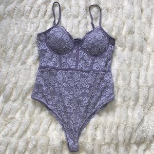 Lavender Lace Bodysuit